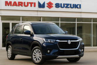 Maruti Suzuki car front view, India’s most valuable automaker ranked 8th largest globally