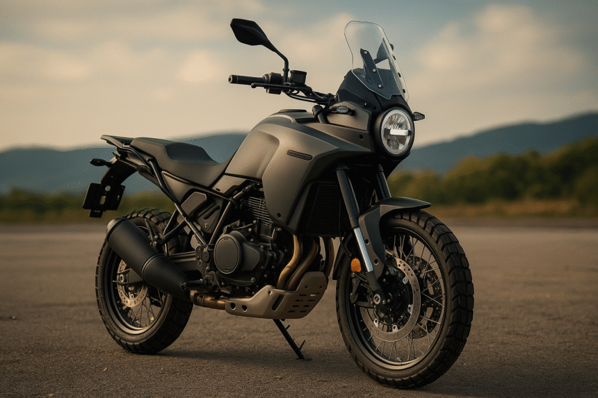 Brixton Crossfire 500 Storr adventure bike showcased at India Bike Week 2025