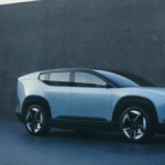 Honda 0 α electric SUV prototype front-three-quarter view in Japan Mobility Show 2025