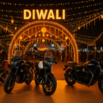 India Bike Week 2025 Goa venue decorated with festive Diwali lights and superbikes on display