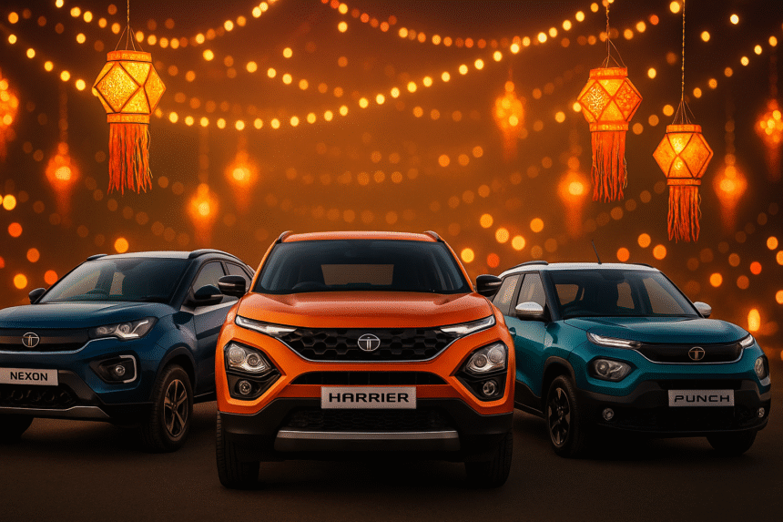 Tata Motors Festive Discounts 2025 – Nexon, Harrier, and Punch cars with Diwali offers!!