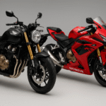 alt="Honda CB500SF and CBR500R Four China Launch 2025"