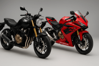 alt="Honda CB500SF and CBR500R Four China Launch 2025"