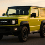 Suzuki Jimny 3-Door Updated : Japan-spec Suzuki Jimny 3-door with Level 2 ADAS sensor suite and updated front bumper